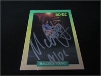 1991 RC MALCOLM YOUNG AUTOGRAPH COA AC/DC