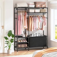 $40  Raybee 3-in-1 Clothes Rack with Storage Bag