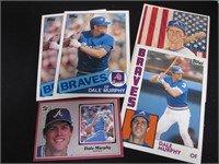 DALE MURPHY TOPPS DONRUSS JUMBO CARD LOT