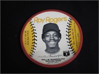 1983 ROY ROGERS WILLIE RANDOLPH DISC CARD