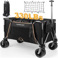 Collapsible Outdoor Wagon 8.48ft  330lbs Cap
