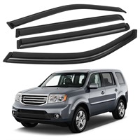 4PCS Rain Guards Window Visors Wind Deflector Fit