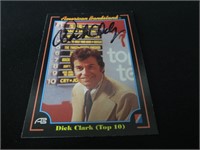 1993 CAC AB DICK CLARK AUTOGRAPH CARD COA