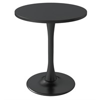 Kasinali Black Round Table Modern Dining Table Tu