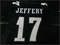 EAGLES ALSHON JEFFERY SIGNED JERSEY COA