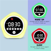 Kids Alarm Clock, Toddler Sleep Training Clock wit