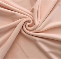 Plain Soft Plush Velvet Fabric, 50x90in (Color :