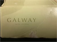 Galway Irish crystal wine flutes