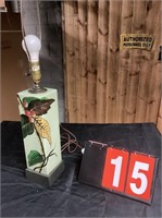 hand painted lamp