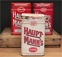 Vintage Hauptmann's Tobacco Tins