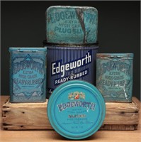 Vintage Edgeworth Tobacco Tins Collection