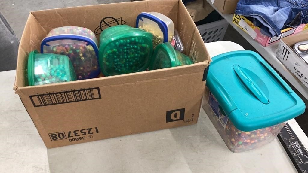 Beads containers dirty