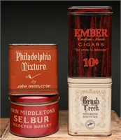 Vintage Smoking Tobacco Tin Collection (empty)