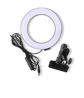 LED Ring Light Video Conference Clamp Mount