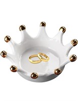 Ceramic Crown Shaped Ring Display Rack Mini