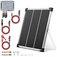 VOLT HERO 20W Solar Panel Kit, 12V Solar Battery
