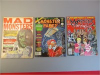 Monster Magazines - Lot of 3