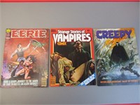 Eerie #95, Creepy #5, Vampire Magazines 1979