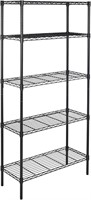 Amazon Basics 5-Shelf Unit  Black  36L x 14W x 72H