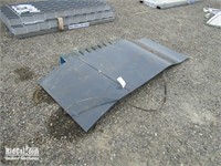 39.5" x 94.25" Gray Metal Roof Panel