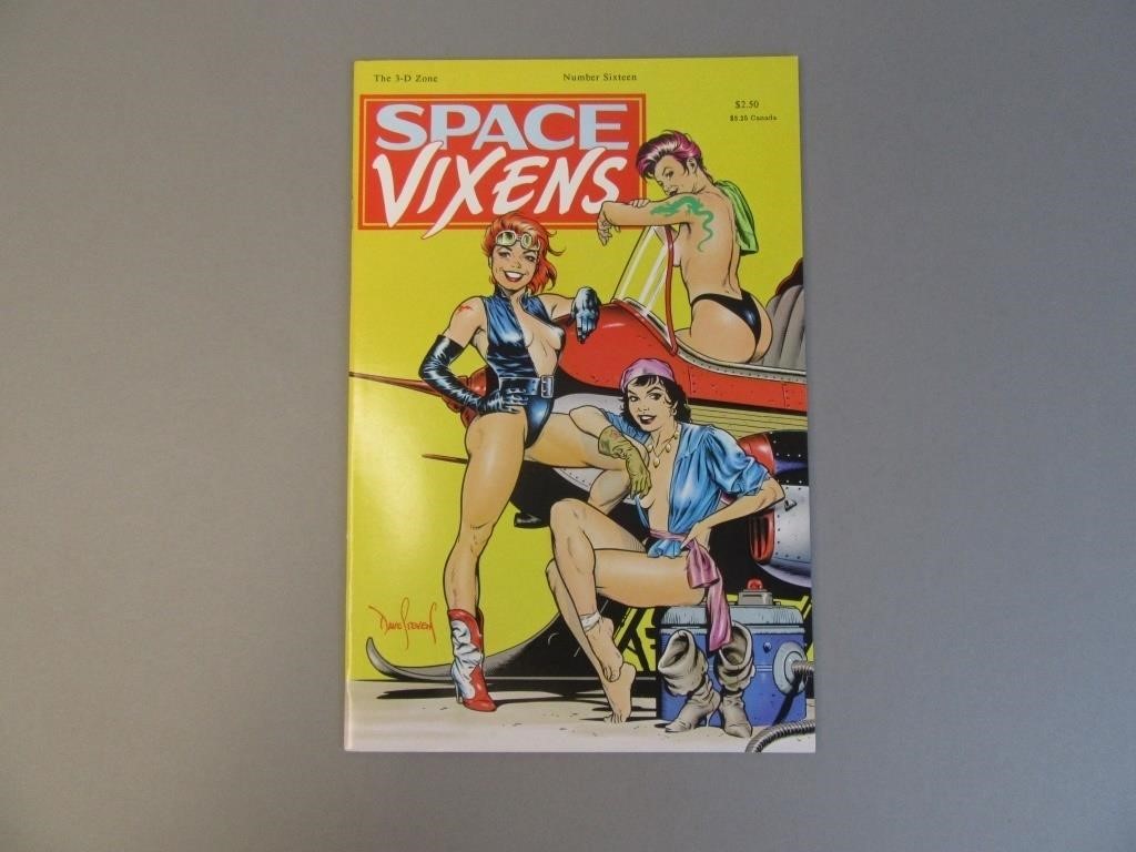 Dave Stevens Cover Space Vixens 3D Zone