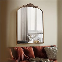 OUSHUAI Gold Brass Mirror for Wall,Gold Tradition