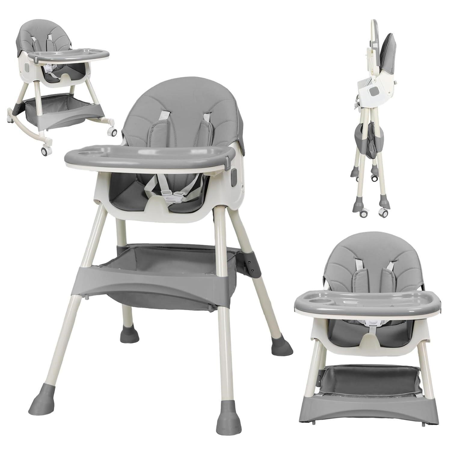 4-in-1 Baby High Chair  Adjustable