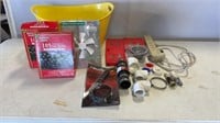 Lot of Various Exhaust Clamps, Gear Wrench,