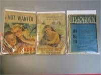 L Ron Hubbard Lot of 3 Pulp Magazines