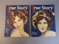 True Story Pulp Magazines Nov 1926 Jul 1926