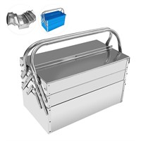 FITHOIST Metal Cantilever Tool Box, 3-Tier 5 Tray
