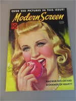 Modern Screen Pulp Magazine Earl Christy Cover Mar