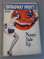 Broadway Nights Pulp Magazine June 1930
