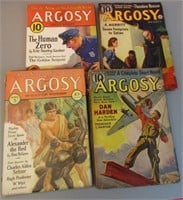 The Argosy Pulp Magazine - Lot of 4 Issues - A