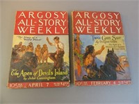 The Argosy All-Story Weekly Pulp Magazine - Lot of