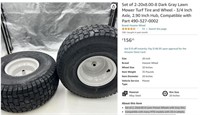 B8122 Mower Turf Tire and Wheel - 3/4 Inch