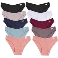 R7130  FINETOO Cotton Bikini Panties, S-XL 6Pack