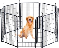 Outdoor Dog Playpen  40-inch 08 Panel Fence