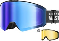 OutdoorMaster Falcon Ski Goggles  OTG  A-hydroblue