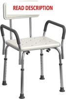 $42  Medline Shower Chair  Padded  350 lb  1 Count