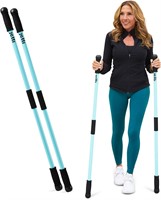 $69  2.2lbs Blue Walking Poles  Improves Stability