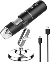 $40  Wireless Digital Microscope 50x-1000x  Black