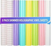 $12  Lya Vinyl Shimmer - 8pk 12x12 Glitter Sheets