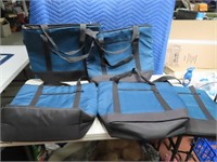 (5) Insulated OZARK TRAIL 20" Carry Grocery Bags A