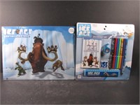 Ice Age Stationery Set and 3 Pack Folders