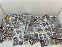 Mixed sports cards in pages with stars