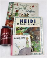 3 livres pour enfants dont Contes du Québec