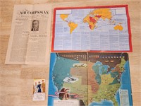 Military literature maps