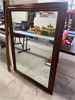 2 Large Vintage Framed Mirrors