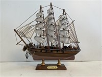 Wooden Ship Model "Cutty Sark 1869" 11x10in